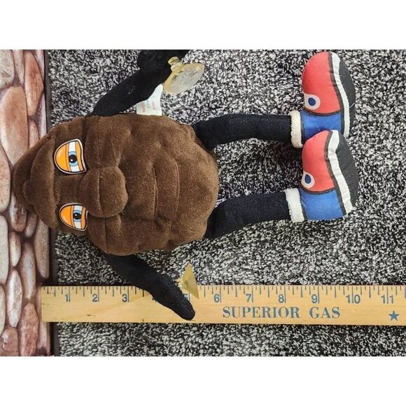 1987 California Raisin Plush Toy Window Hanger #A6 - Picture 6 of 6